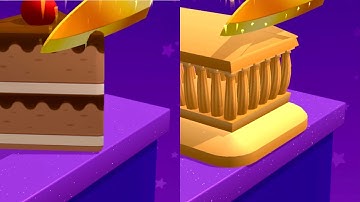 ASMR Cutting game! Relaxing sounds! Satisfying ASMR Video