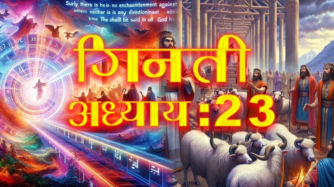 Numbers Chapter 23 | गिनती अध्याय 23 verses 1 to 30 #ytvideo #numbers # ...