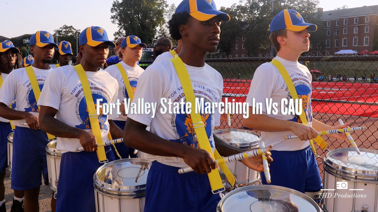 Fort Valley State Marching In Vs CAU 2025