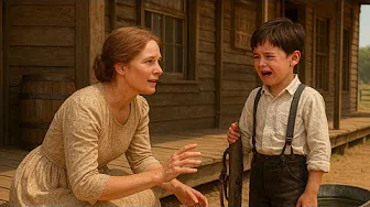Wealthy Rancher Saw a Poor Widow Help a Lost Child in the Street, The Next Day, He Rode to Her Cabin