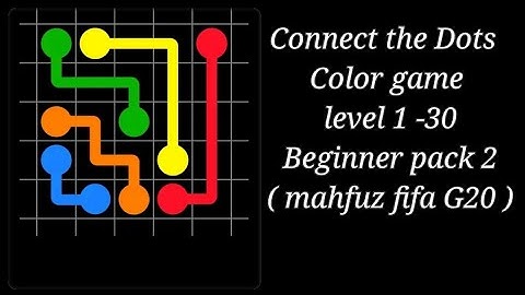 connect Dots level 1 -30 || Beginner pack 2 || offline gameplay walkthrough || mahfuz fifa