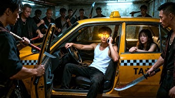 被下藥女總裁被暴徒追逐上了計程車，怎料計程車司機竟是戰神之首，嚇的暴徒直接跪地求饒叫爸爸！#短劇#逆襲 #爽劇 #打臉 #全集