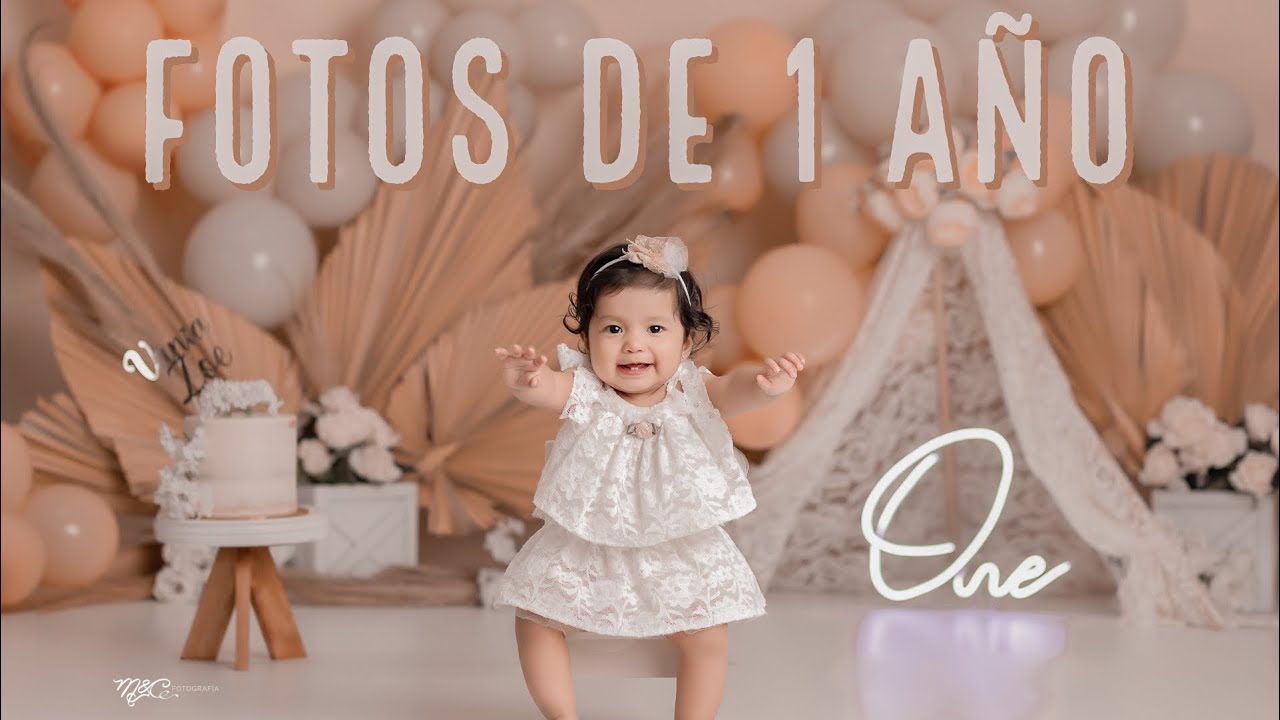 Sesión de fotos del primer Año de mi bebe Vania | su primer año