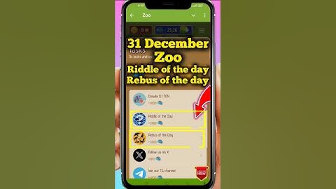 Riddle Of The Day Zoo 31 December | Zoo Riddle Of The Day | Riddle Of The Day X Empire