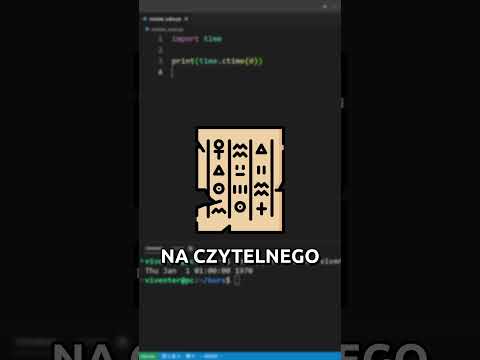 Data i Czas w Pythonie - moduł time w 30 sekund 🕕 | #python
