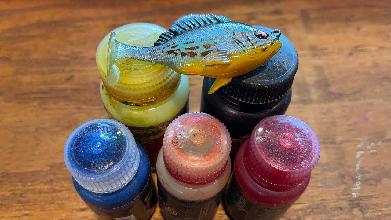 dye for soft plastic fishing lures Spike-It Dip-N-Glo Lure (Assorted Scents and Colors) the Spike Easy Ways to Customize Soft
