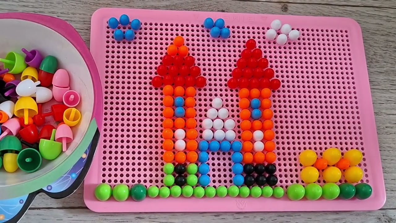 Pegboard Mosaic 2 Floor House🏷️ 