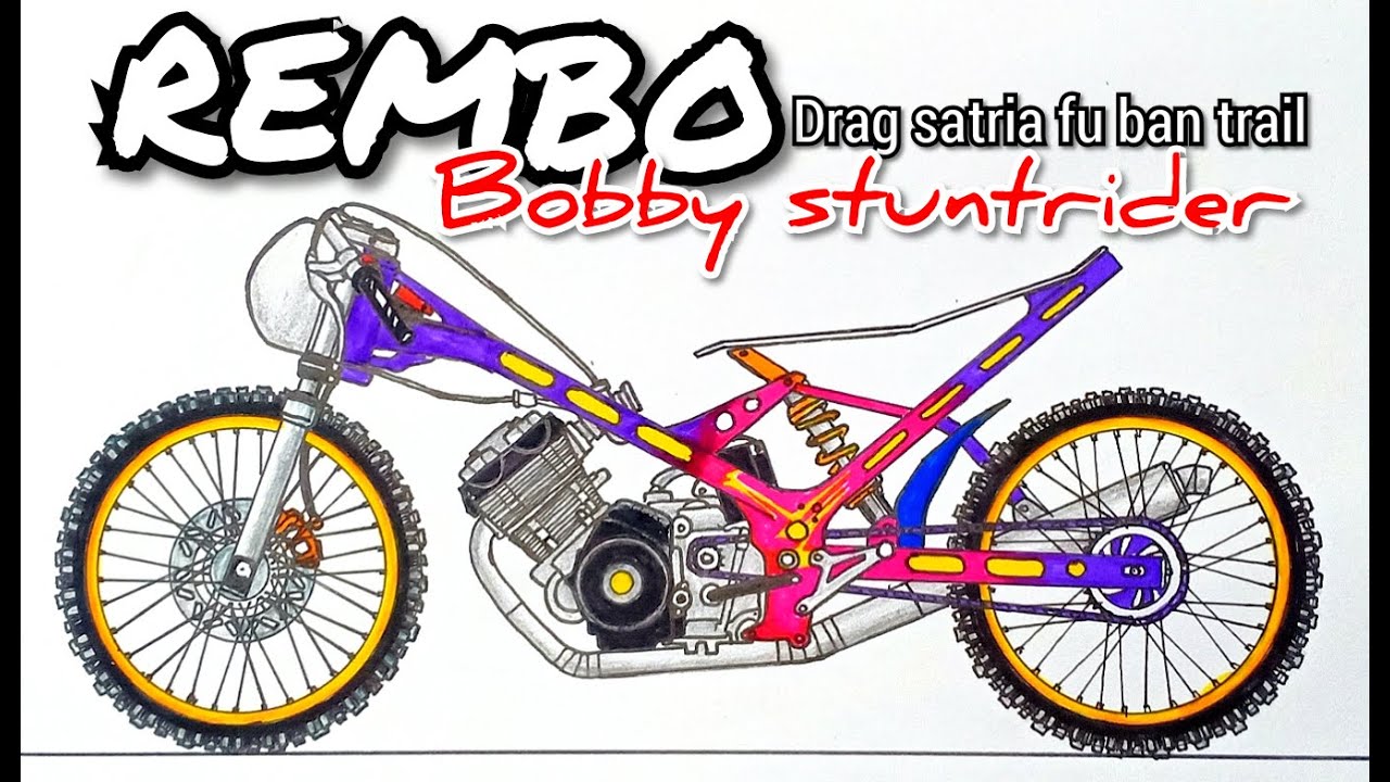 Menggambar Satria Fu BOBBY STUNTRIDER