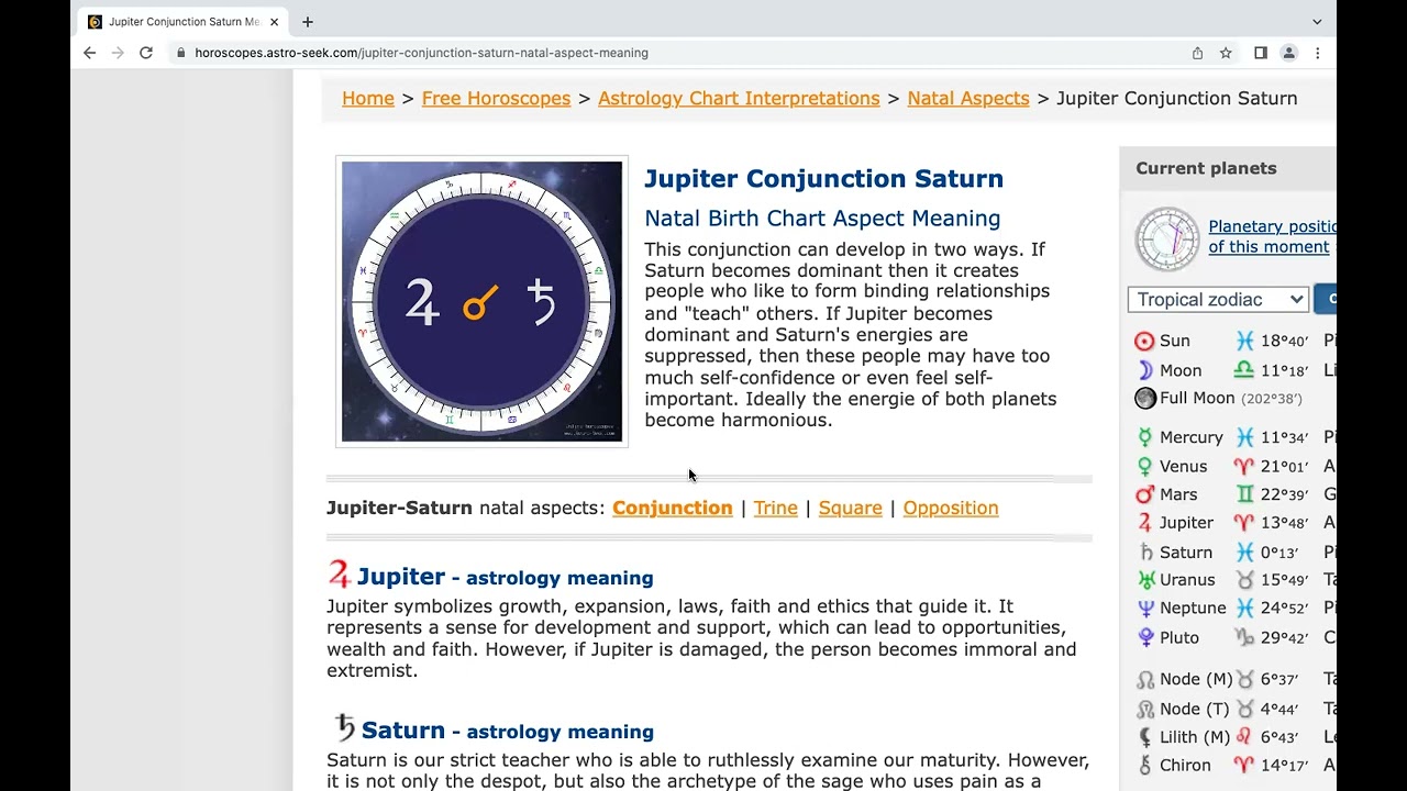 اتصالات زحل بالمشتري