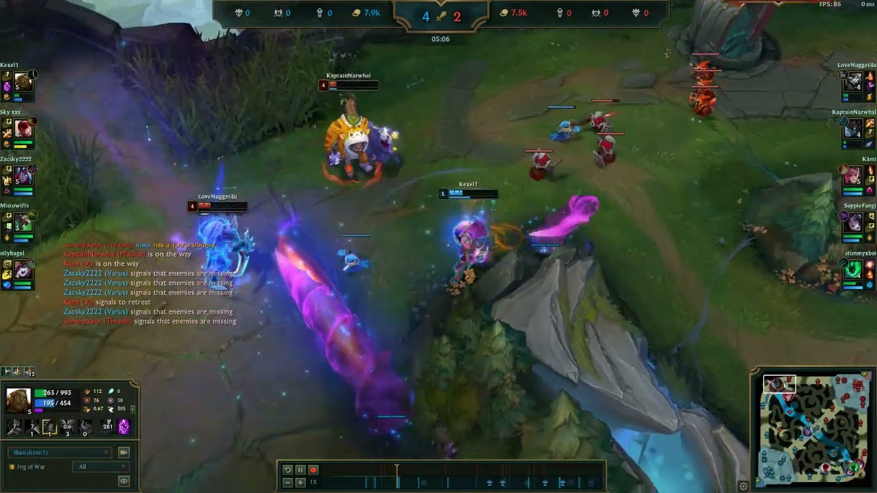 Illaoi 1v3 at level 5 with only plated steelcaps and corrupting pots