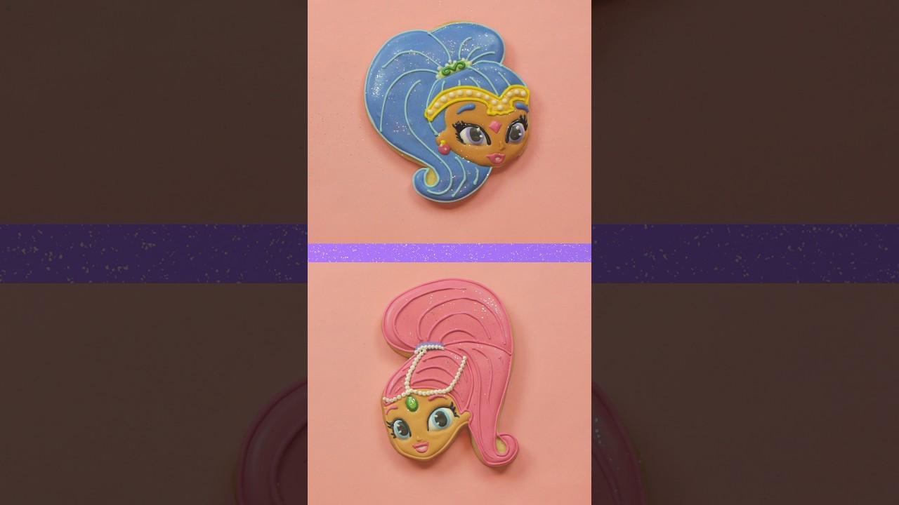 decorate Shimmer and Shine sugar cookies! 