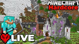 Minecraft 1.18 Hardcore Survival! UPGRADING MY MAGIC CASTLE : REPLAY