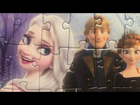 Frozen Puzzle - Anna, Elsa, Olaf and Kristoff | puzzles for you - YouTube