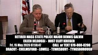 Host Cliff Krieger - Eileen Delrossi - Major Dennis Galvin