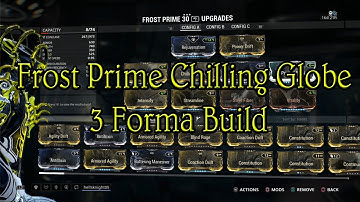 Warframe PS4 Frost Prime Chilling Globe 3 Forma Build