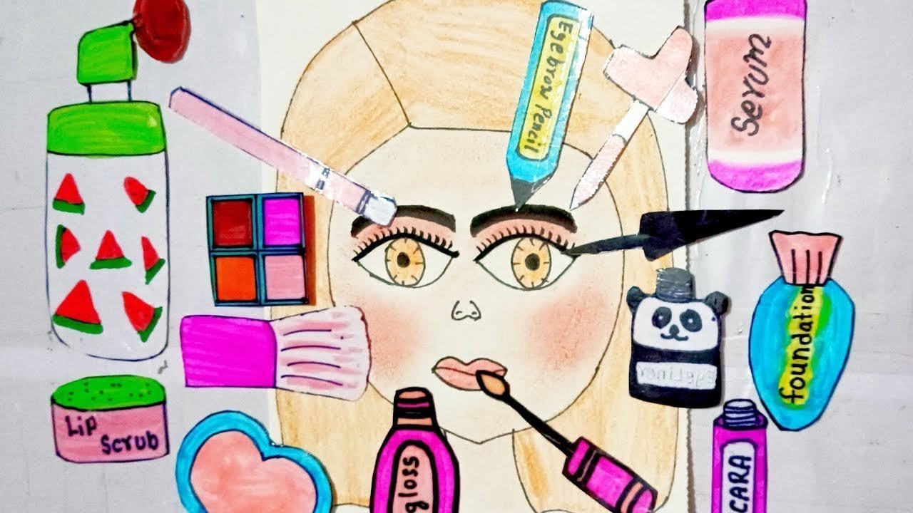 [ ️Paperdiy ️] makeup tutorial [ASMR] 💄 paper Cosmetics💝 paper Play ️ # ...