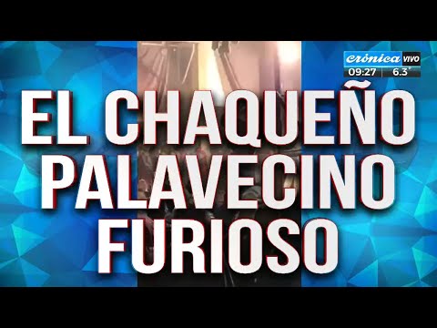 El Chaqueño Palavecino enfureció arriba del escenario