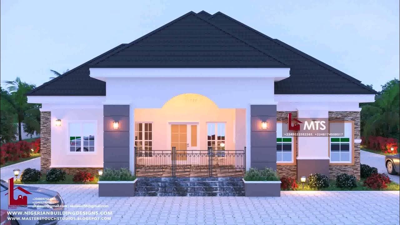house-plan-for-4-bedroom-bungalow-youtube