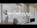 MOVING VLOG - Empty apartment tour, glassware haul, building things & cleaning out or old place