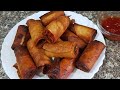 Lumpiang Shanghai using tortilla wrapper | Lumpia recipe | Kanamit Gid