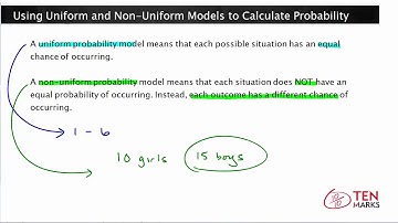 Using Uniform and Non-Uniform Models to Calculate Probability (7.SP.7a)