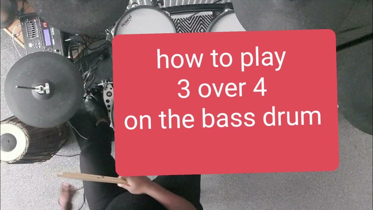 Tips to play polyrhythms on the bass drum ( triplet feel )/drums polyrhythms YouTube