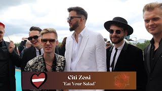 Citi Zēni - Eat You Salad | Turquoise Carpet | Latvia | #Eurovision 2022