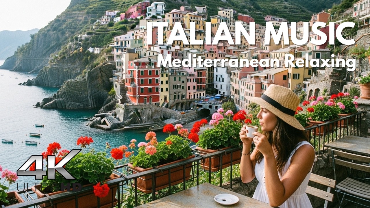 🌊 Serenità Costiera Italiana 🇮🇹 Amalfi Coast & Lake Como in 4K – Armonia Mediterranea 🎶