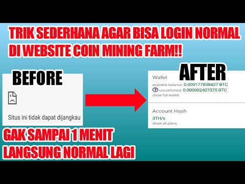 TRIK SEDERHANA AGAR BISA LOGIN NORMAL DI WEBSITE COIN MINING FARM||UPDATE TERBARU CEK DESKRIPSI!!