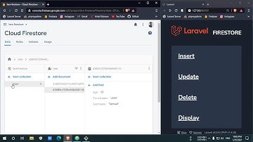 CRUD in Laravel with Firestore Database