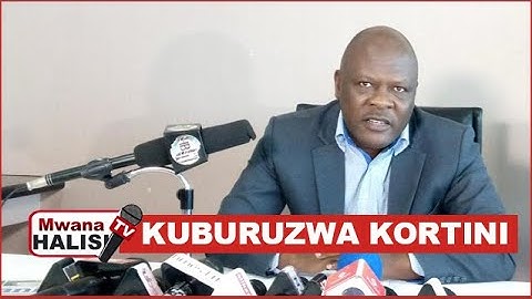 CYPRIAN MUSIBA AINGIA MITINI/WAFANYAKAZI WAKE KUMBURUZA KORTINI "ANATUFANYIA UHUNI"