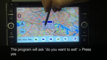 Hema with Oziexplorer CE tutorial - how to exit out of the program