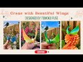 Origami maniacs 554 crane with beautiful wings