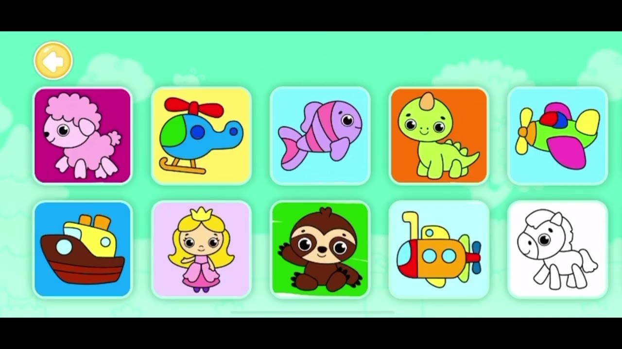 Coloring Cute Characters – Fun and Creative Activity for Kids