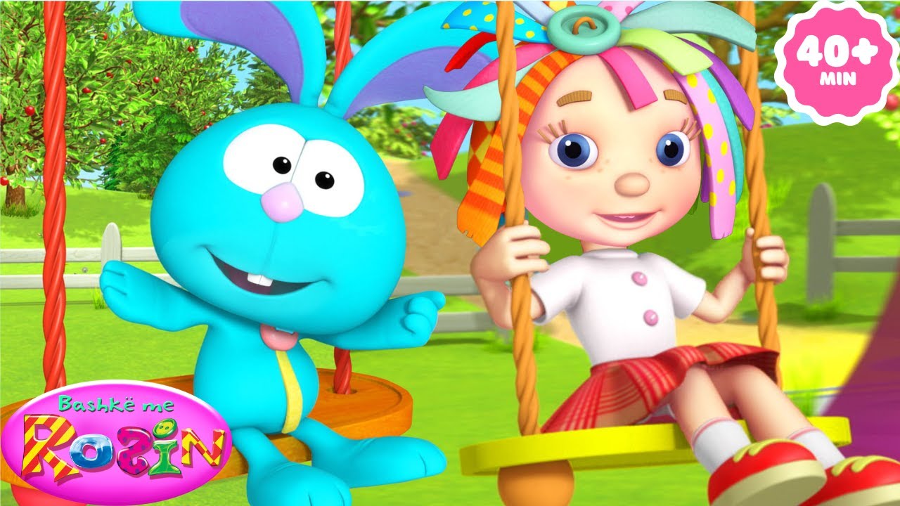 👧🧒🎉 Fëmijë, Gëzuar 1 Qershorin! 🎈 Bashkë me Rozin dhe të gjithë miqtë e saj 🌼!