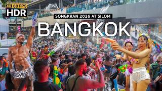 🇹🇭 4K HDR | Songkran 2026: Millions descend on Silom, Bangkok, for world-class water festival. screenshot 5