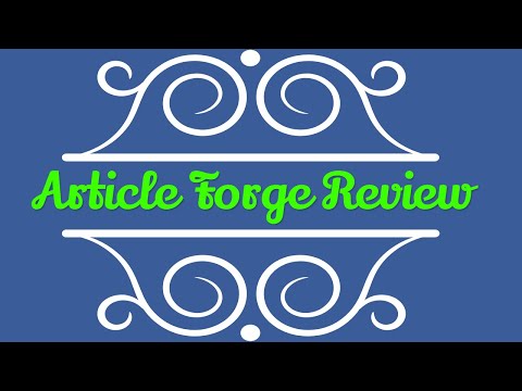 What is Article Forge
