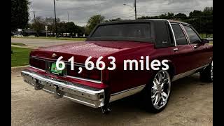 1988 Chevrolet Caprice Classic Brougham for sale in Garland, TX