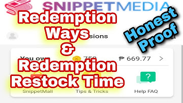 New Snippetmedia Redeem Sold Out Fix | Paraan and Honest Restock Time in 2020