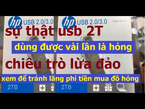 Video: Dung lượng 2tb là bao nhiêu?