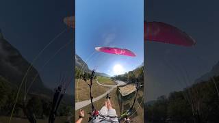 Crazy Paragliding Landing 🎯 @paraglidingaddiction