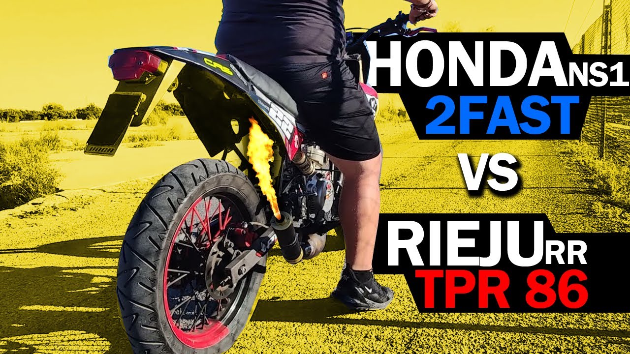 БРУТАЛЬНО! HONDA NS1 2Fast 80cc против RIEJU RR TPR 86cc AM6