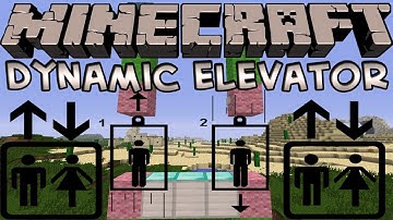 Minecraft: Dynamic Elevator Mod! Transportation At Its Finest!