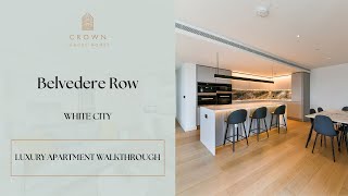 Luxury Apartment Walkthrough | Belvedere Row - 15th Floor, White City - London