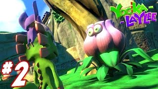 Yooka-Laylee Gameplay Walkthrough Part 2 - WORLD 1 TRIBALSTACK TROPICS! (Xbox One 1080p 60fps)
