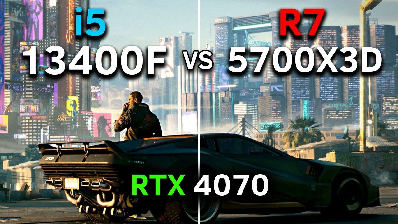 Core i5 13400F vs Ryzen 7 5700X3D | RTX 4070 | 2024 - YouTube