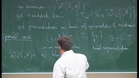 Prof. Meinolf Geck | Hecke algebras at roots of unity