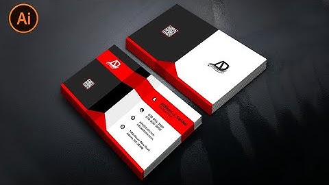 How to Design a Creative Business Card in Adobe illustrator tutorial