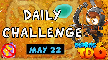 Bloons TD 6 Daily Challenge | Middle Upgrades Only | No MK No Powers | May 22 2024