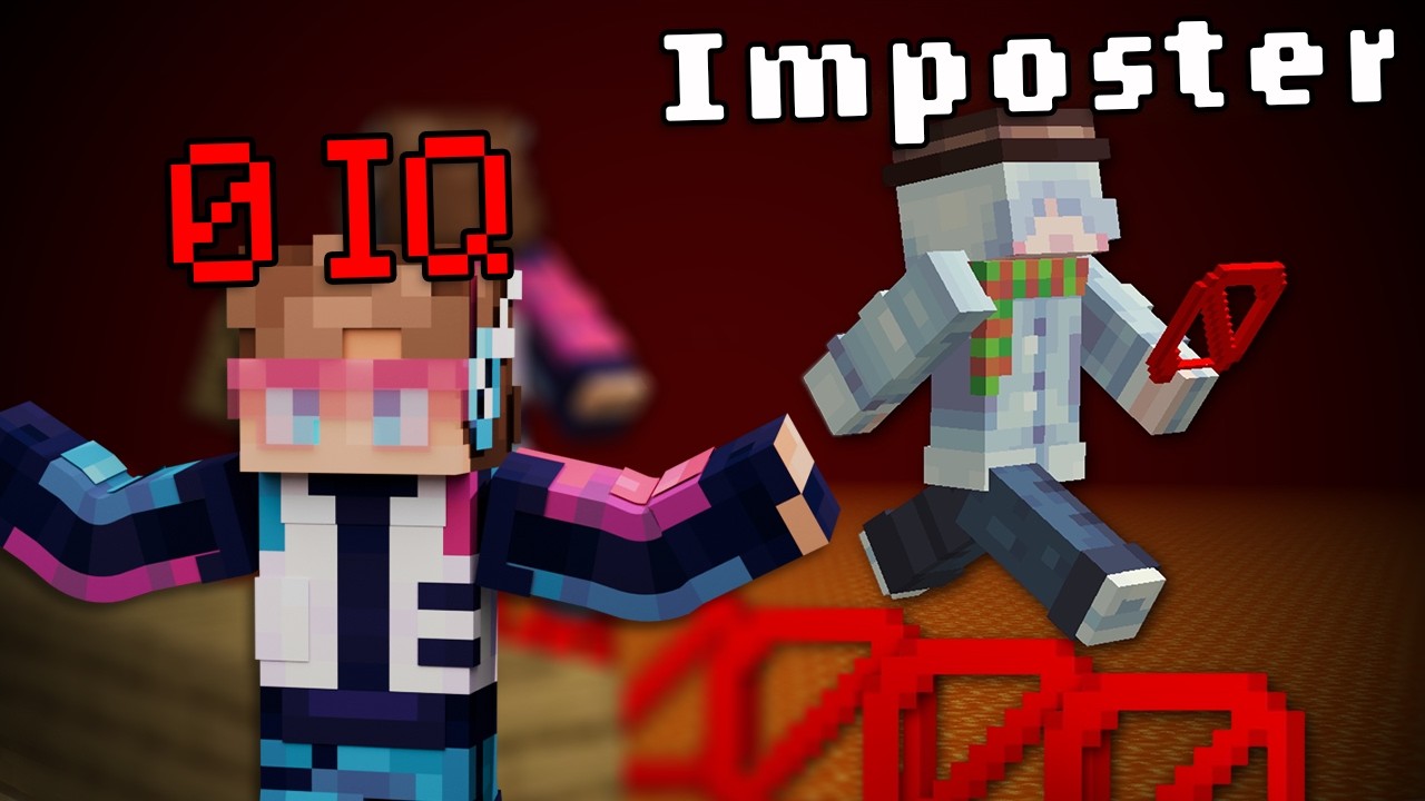 Reacting to the worst game of Minecraft Among Us